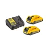 styles dernier cri Pack 18V De 2 Batteries Dewalt 2 Ah Li-Ion XR 18 V + Chargeur Multi-voltages – DCB115D2 17