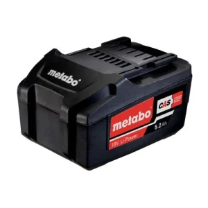 Satisfait ou Remboursé Set De Base 2 Batteries Metabo Li-Power 18 V 5,2 Ah + Chargeur ASC 145 – 685051000 18