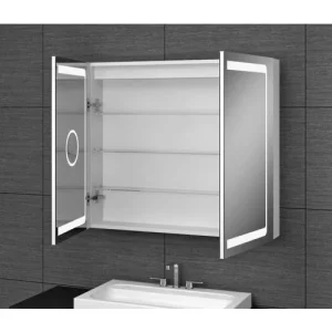 guranteed de qualité Armoire De Toilette Aluminium 2 Portes Modèle JA 80 Pradel – 730089 18
