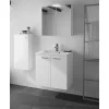NEOVA Meuble Sous Vasque ANGELO Néova Blanc Brillant 2 Portes magasin pas cher 8
