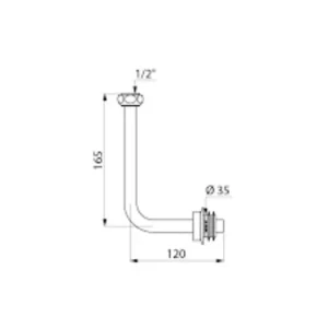 Tubulure D’alimentation D’urinoir F1/2” Delabie à Encastrer – 758135 Livraison rapide 6