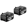 Pack 2 Batteries Metabo LI-POWER 18 V 5.2 Ah grand choix 13