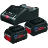 Pack De 2 Batteries Bosch ProCore 18V/8Ah + Chargeur GAL 18V-160 C – 1600A016GP en promotion 10