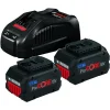 outlet soldes Pack De 2 Batteries 18V Bosch ProCore 5,5 Ah + Chargeur GAL 1880 CV Professional – 1600A0214C 7