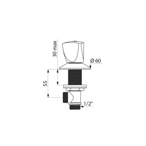 Robinet Sur Plage Delabie MM1/2” Avec Tête à Clapet – D273015 Nouvelle tendance 6