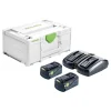 Set Énergie 18V Festool + 2 Batteries 5,2 Ah + Chargeur TCL 6 DUO + Coffret SYSTAINER 3 – 577075 ultratendance 7