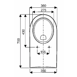 Cuvette Suspendue Rallongée PARACELSUS 2 PMR Allia – 3992000 Livraison rapide 12