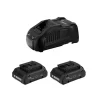 a Prix Discount Pack De 2 Batteries Bosch Procore 18 V 4 Ah + Chargeur GAL 1880 CV 10