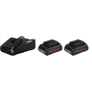 Pack De 2 Batteries 18V Bosch ProCORE 4.0Ah + GAL 18V-40 Professional En Boite Carton – 1600A01BA3 en ligne 18