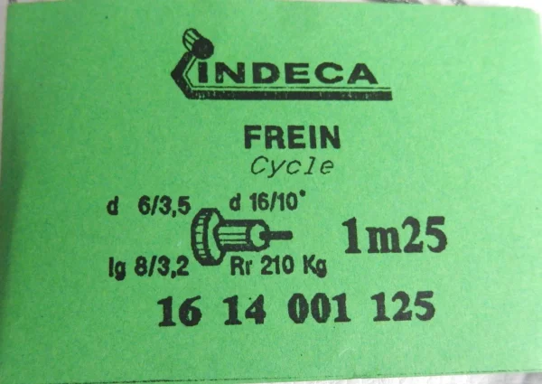 2 BRAKES CABLES INDECA CYCLE – Cables De Frein 1.25m boutique paris 4