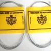 Retour Facile et Gratuit 2 CABLES TRANSFIL GAZ PEUGEOT- 2 Cables 1.20m 5