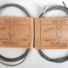 Protections acheteurs 2 BRAKES CABLES PERACHE FREIN VELO- Cables De Frein 1.60m 5