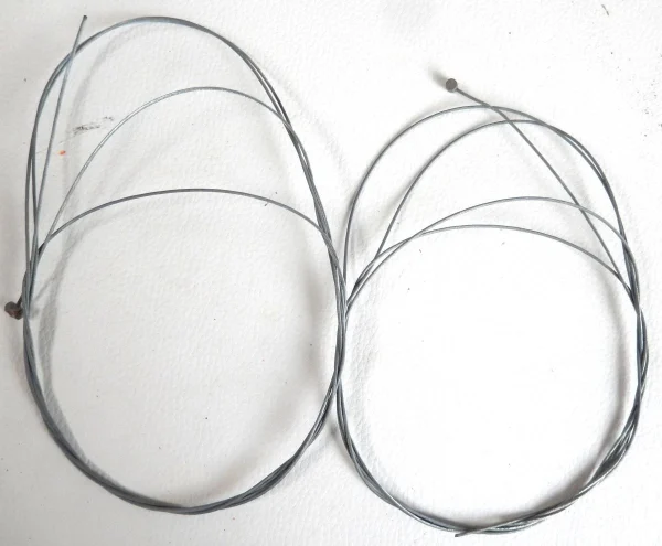 Meilleur Prix 2 DERAILLEURS CABLES INOX – Cables De Derailleurs 2.00m 1