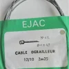 2 DERAILLEURS EJAC CABLES INOX- N° 6L Ø 4 X 4.5 -Cables De Derailleurs 2.25m marques de renommée 7